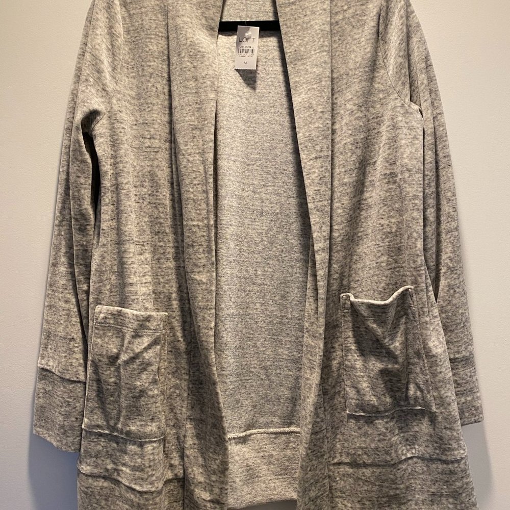 NWT Velour Loft Cardigan